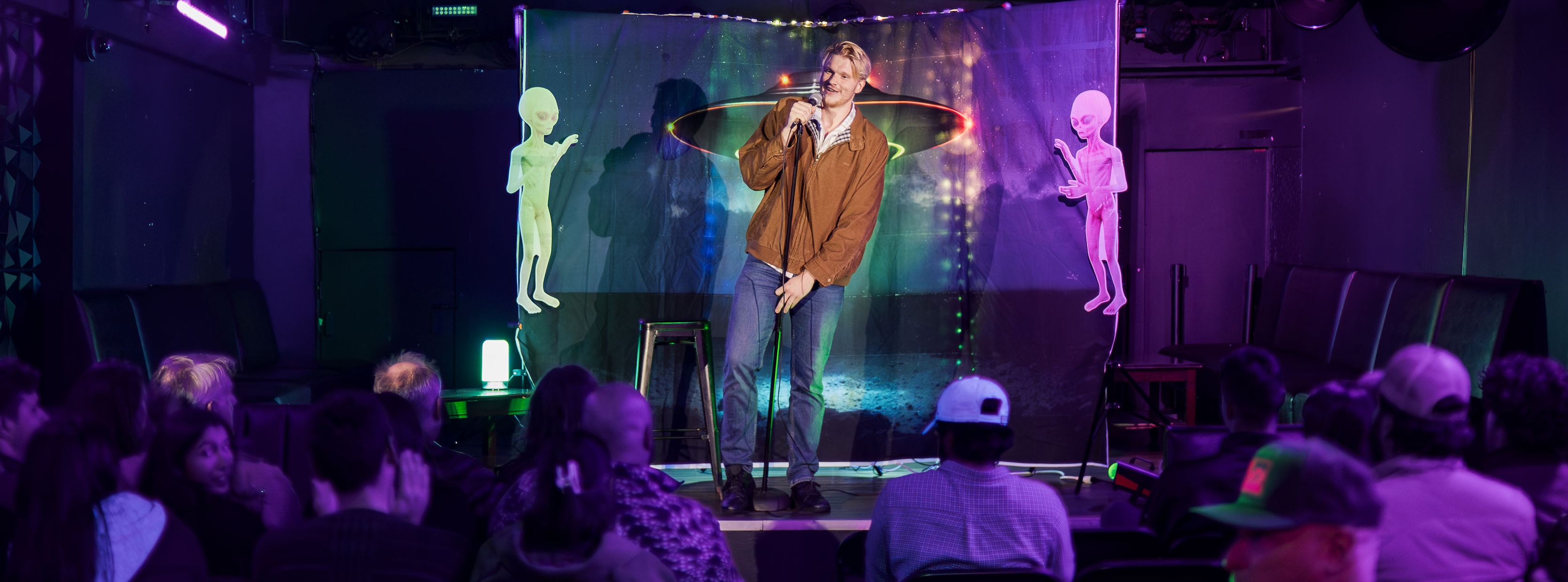 Samuel Zonai performing at The Valencia Room